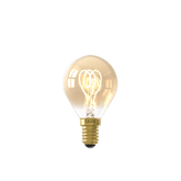 Calex Spiral Filament LED Lamp - E14 - P45 - Gold